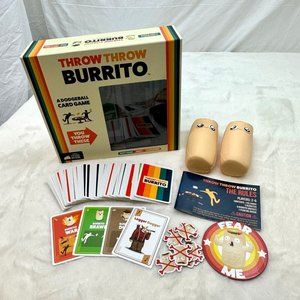 Throw Throw Burrito Dodgeball Card Game by Exploding Kittens 2019 100% Complete